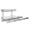 Household Essentials Glidez Chrome 2-Tier Cabinet Organizer